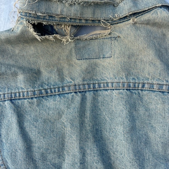 Vintage Levi’s 1970’s rustic trucker denim jean jacket men size M - Picture 5 of 9